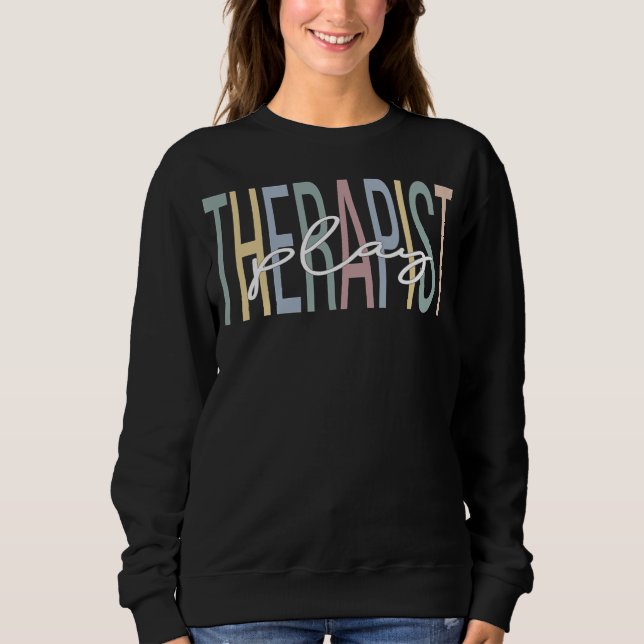 Spela upp terapi med terapeutisk Boho-uppspelning  T Shirt (Framsida)