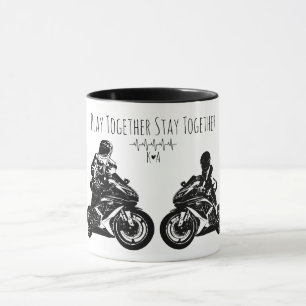 Spela upp tillsammans.. Personlig motorcykel Mugg