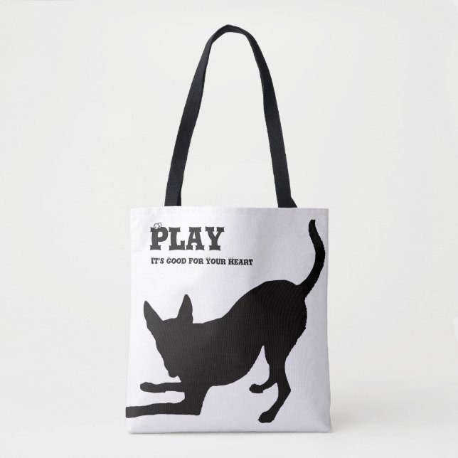 Spela upp Tote Bag Tygkasse (Framsida)
