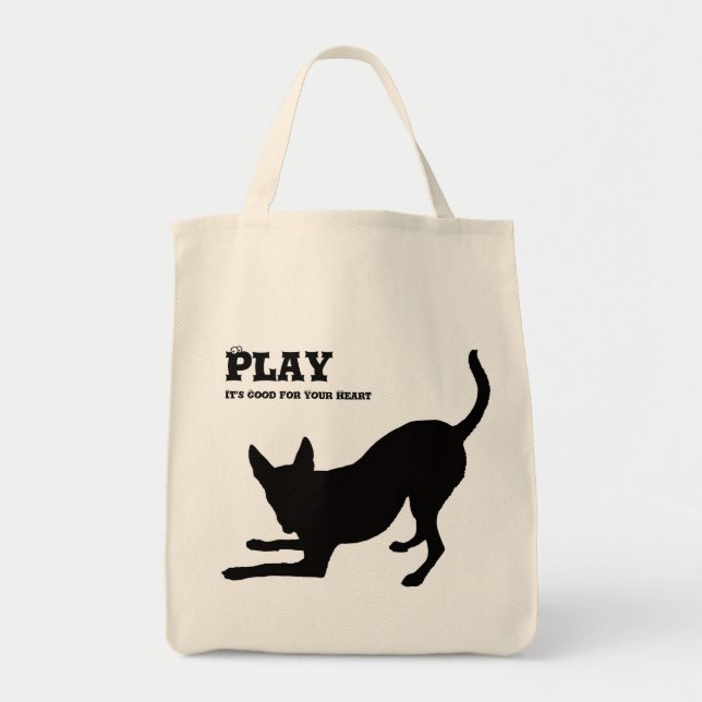 Spela upp Tote Bag Tygkasse (Framsidan)