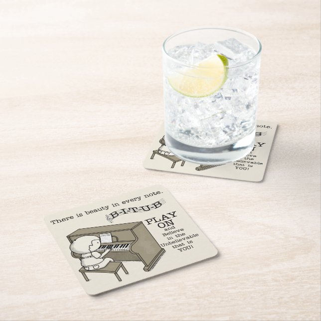 Spela upp underlägg papper kvadrat (Insitu)