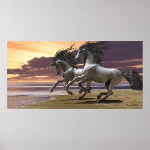 Spela upp Unicorns del 1 Skriv ut Poster