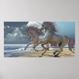 Spela upp Unicorns del 2 Skriv ut Poster