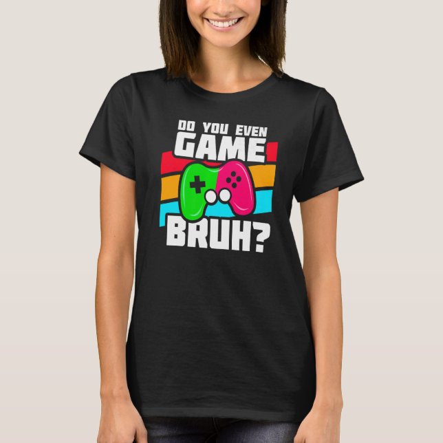 Spela upp videospel - PC Console-spel - Funny Vi T Shirt (Framsida)