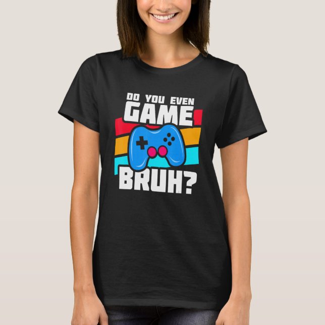 Spela upp videospel PC Console Spela videospel T Shirt (Framsida)