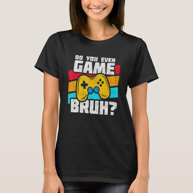 Spela upp videospel PC Console Spela videospel T Shirt (Framsida)
