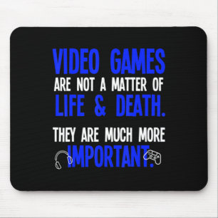 Spela upp videospel Roligt PC Console Gamer Geek 1 Musmatta