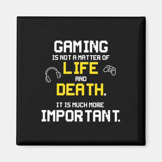 Spela upp videospel Roligt PC Console Gamer Geek Magnet (Framsidan)