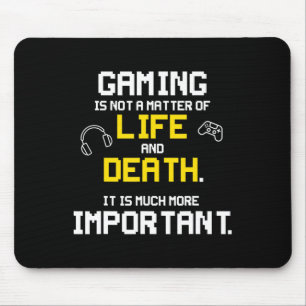 Spela upp videospel Roligt PC Console Gamer Geek Musmatta