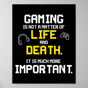 Spela upp videospel Roligt PC Console Gamer Geek Poster