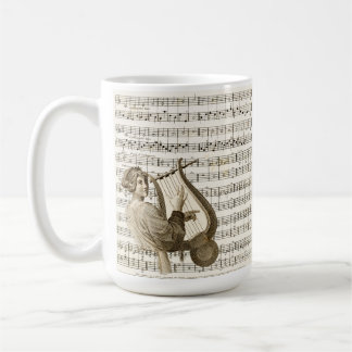 Spela upp Vintage Harp Music 304 Kaffemugg