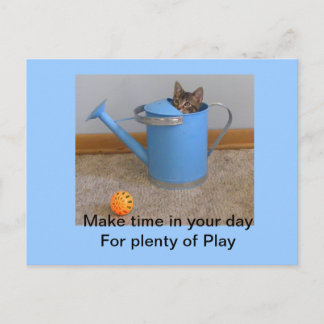 Spela upp vykort för kattunge