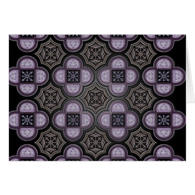 Spela vamp 4 hälsningskort (Framsidan Horizontal)
