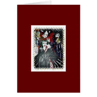 spela vamp hälsningskort