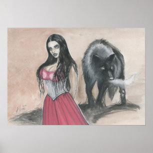 Spela vamp och vargen poster