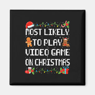 Spela videospelsfamiljen som matchar Christma Magnet