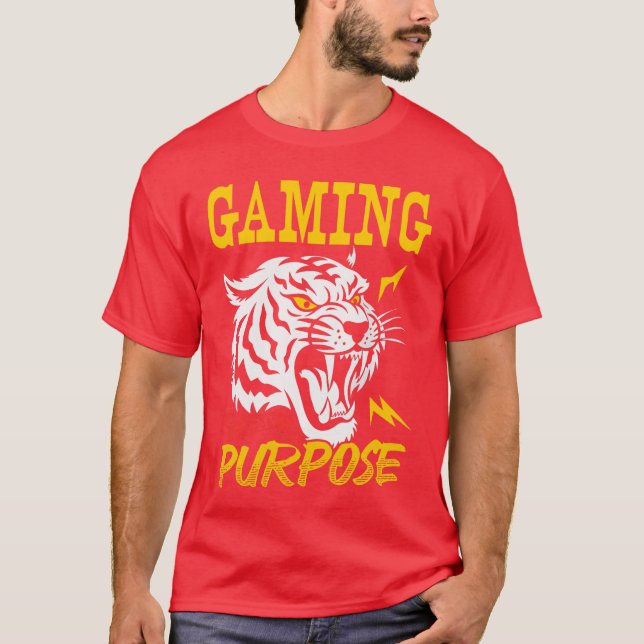 Speländamål Fierceiger Design För Spelare Premiu T Shirt (Framsida)