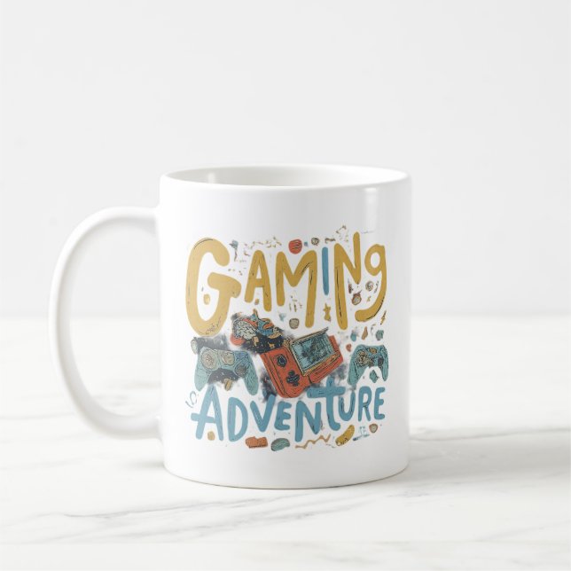 Spelande Äventyr Kaffemugg (Vänster)
