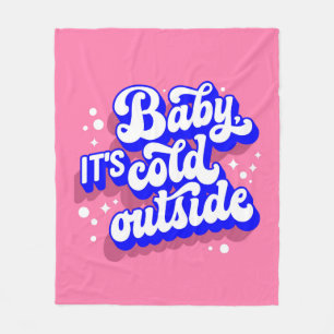 Spelande Baby, Kallet utanför Winter Design Fleecefilt
