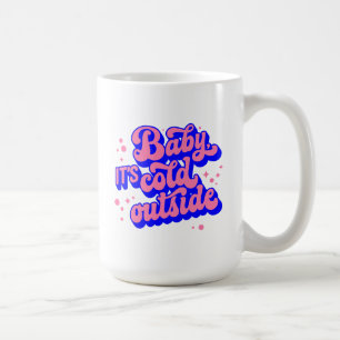 Spelande Baby, Kallet utanför Winter Design Kaffemugg