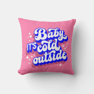 Spelande Baby, Kallet utanför Winter Design Kudde
