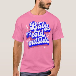 Spelande Baby, Kallet utanför Winter Design T Shirt
