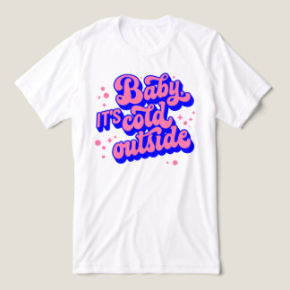 Spelande Baby, Kallet utanför Winter Design T Shirt