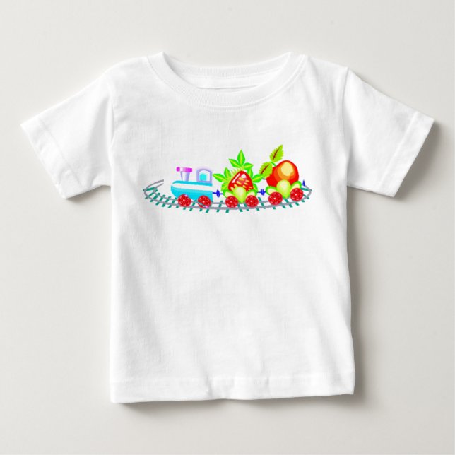 Spelande Baby T-Shirt (Framsida)