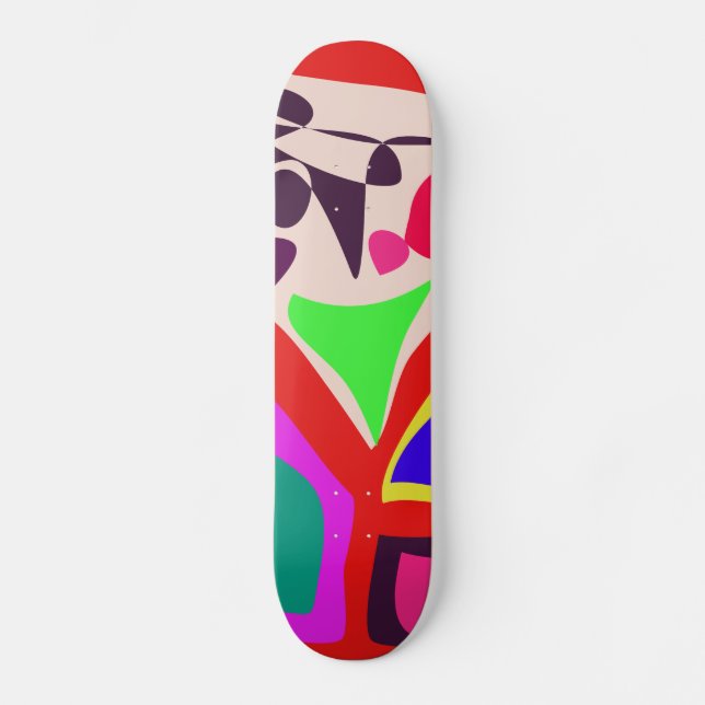 Spelande barn mini skateboard bräda 18,7 cm (Framsida)