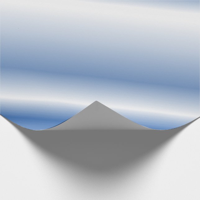 Spelande blå svartvit Linjer med skuggad diagonal Presentpapper (Hörn)