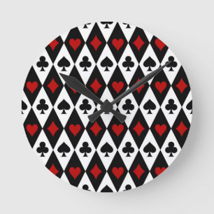 Spelande Blackjack Kortspelare Kasino Las Vegas Rund Klocka