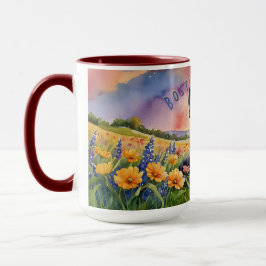 Spelande Boston Terrier Bliss, kaffedelight Mugg