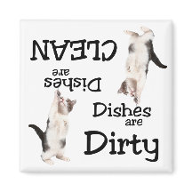 Spelande Cat Lovers Dishwasher Magnet
