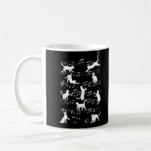 Spelande Cats Funny Musician Cat Owner Humor Kaffemugg