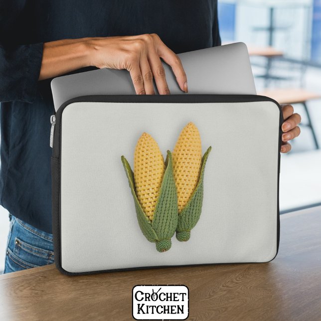 Spelande Chic Mormas Garden Modern Crochet Maj Laptop Fodral (Skapare uppladdad)