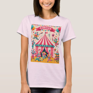 Spelande cirkus Delight T shirts design 🎨 🎭