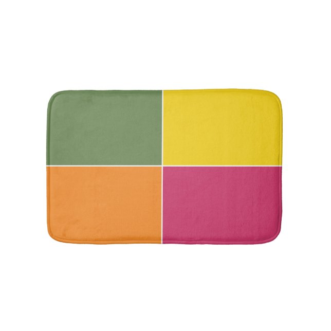 Spelande citrusfält badrumsmatta (Framsidan)