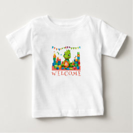 Spelande Dino blockerar barns T-Shirt