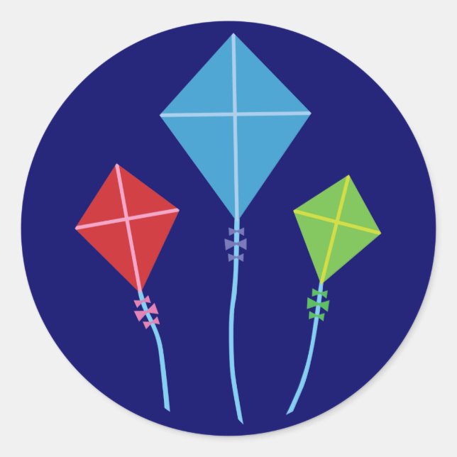 Spelande drakar runt klistermärke (Framsida)