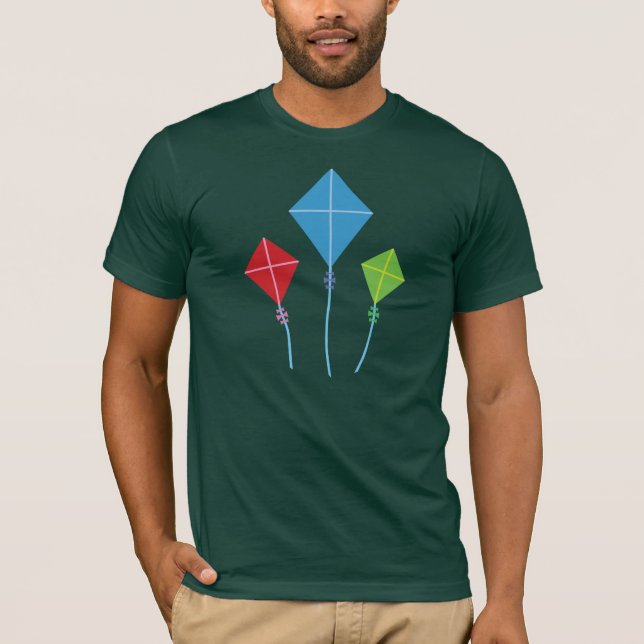 Spelande drakar tee (Framsida)
