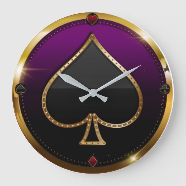 Spelande elegant stor klocka (Framsida)