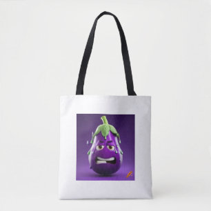 "Spelande Emoji Design Bag: 🍆 💦 😏 Roligt för va Tygkasse