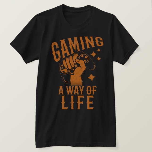 Spelande ett sätt att leva t shirt (Design framsida)