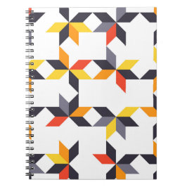 Spelande, färgstark, trendig, illustration av cool anteckningsbok