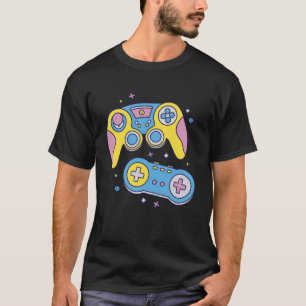 Spelande Fläkt Tech Savvy Mode Flickor Videoklipp T Shirt
