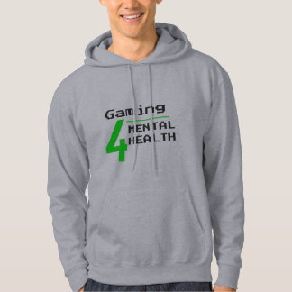 Spelande för mental hälsa hoodie