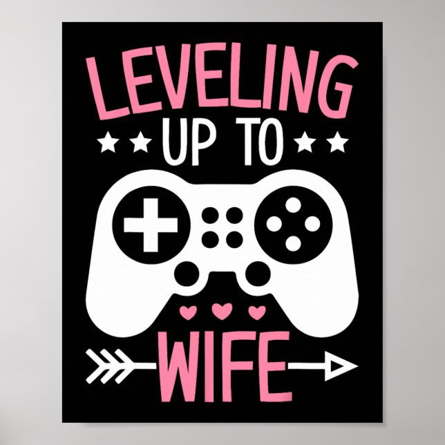 Spelande fru mamma går upp till fru spelar brud en poster (Framsidan)