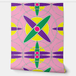 Spelande geometrisk kor mönster