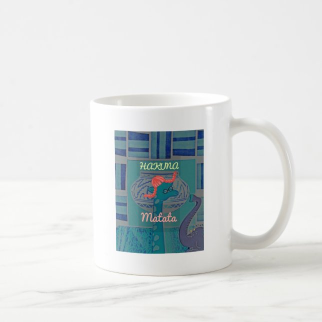 Spelande Giraffe Art: En afrikansk glädje Kaffemugg (Höger)