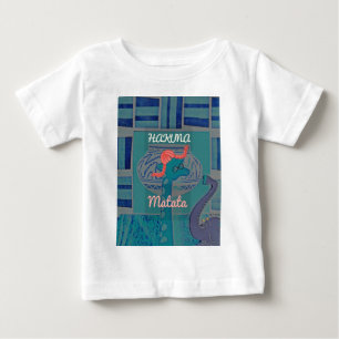 Spelande Giraffe Art: En afrikansk glädje Tee Shirt